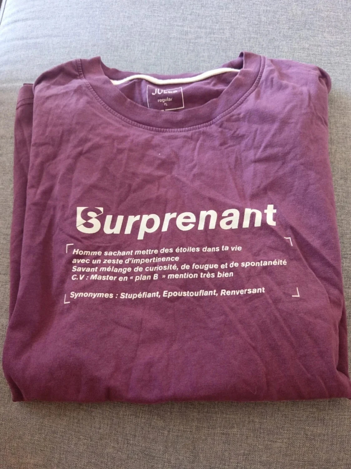 C56 camiseta roxa Jules XL – photo 4